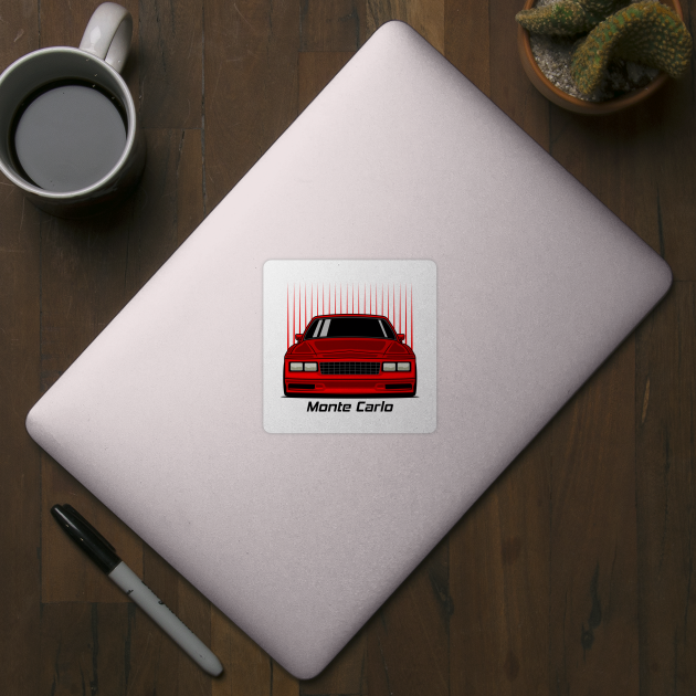 Racing Red Monte Carlo Art by GoldenTuners